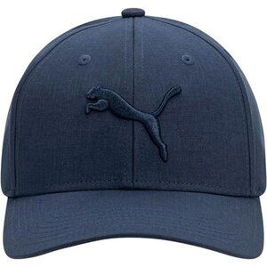 Mens black snapback flat brim hat adjustable cotton twill baseball cap